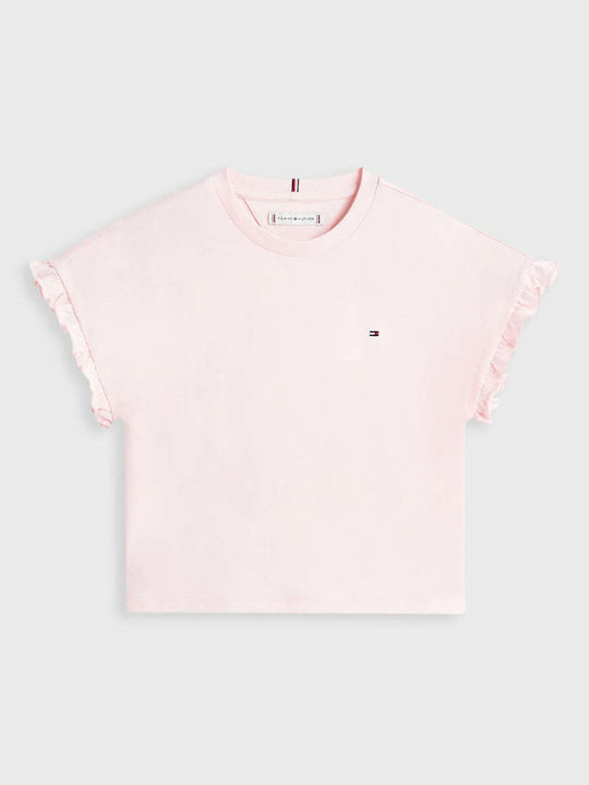 Kids Top Short-sleeved Pink