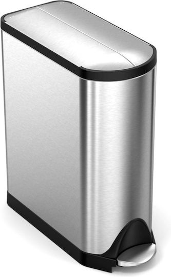 Simplehuman Coș de Reciclare Metal cu Pedală 40lt 1buc