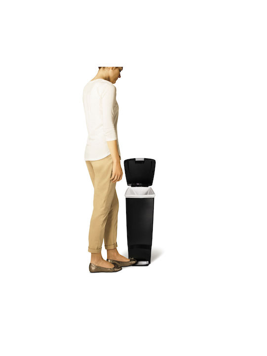 Simplehuman Κάδος Απορριμμάτων Πλαστικός με Πεντάλ 40lt