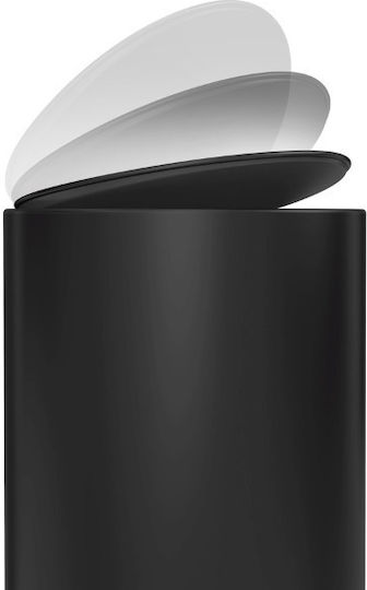 Simplehuman Coș De Gunoi Din Oțel Inoxidabil Cu Pedală Negru 6lt