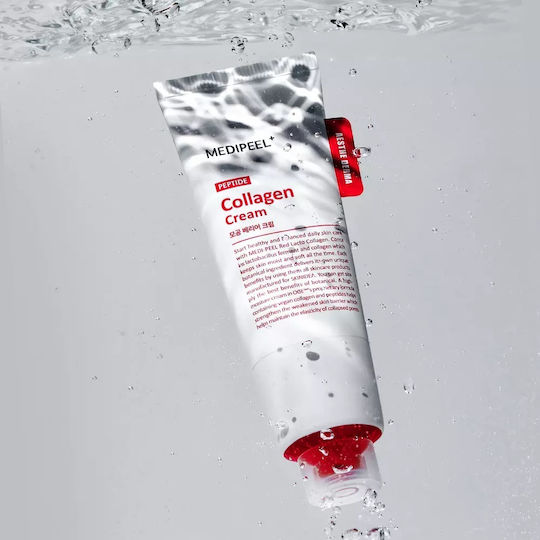 Medi Peel Red Lacto Collagen Barrier Gesichtsfeuchtigkeitscreme Tag Für Feuchtigkeitsspendend Festigung & Röte Mit Hyaluronsäure & Kollagen 80ml