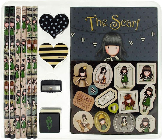 Σχολικό Σετ Γραφικής Ύλης Santoro Gorjuss Scarf 678gj02