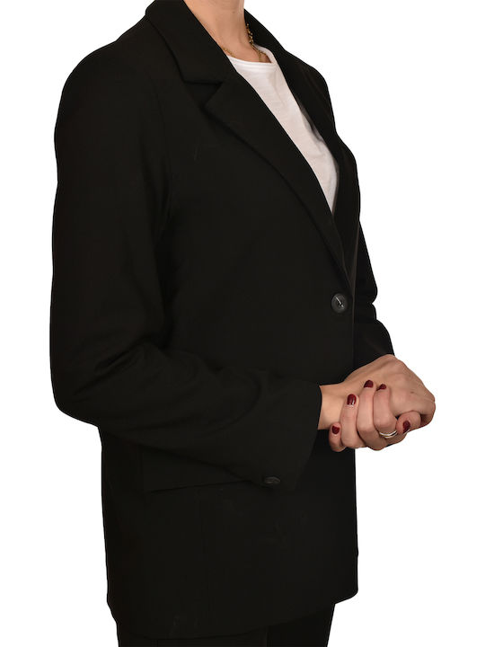 Philosophy Wear Long Women's Blazer Black
