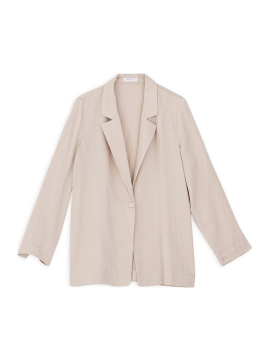 Philosophy Wear Women's Blazer Natural