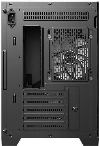 Antec FLUX M Gaming Micro Tower Computer Case with Side Window Black