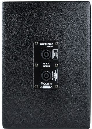 Citronic CUBA-6 178.707UK Passive Speaker PA 100W with Woofer 5" 23.5x21x32.5cm.