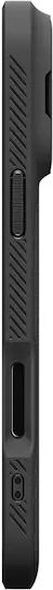 Spigen Optik Umschlag Rückseite Silikon / Kunststoff Schwarz (iPhone 17 Pro)