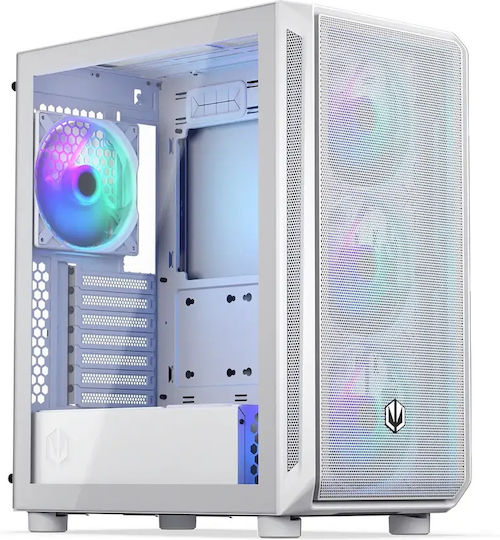 Endorfy Arx 500 ARGB Gaming Midi Tower Computer Case White