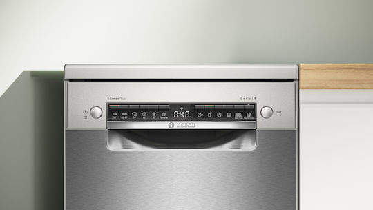 Bosch Freestanding Dishwasher with Wi-Fi for 10 Place Settings W45xH84.5cm Inox