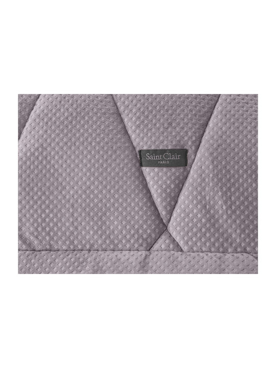 Saint Clair Κουβερτοπάπλωμα Υπέρδιπλο 220x240εκ. Melanze 660 GSM