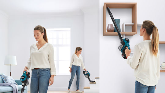 Bosch Wiederaufladbar Stielstaubsauger 18V Blau BBS611LAG