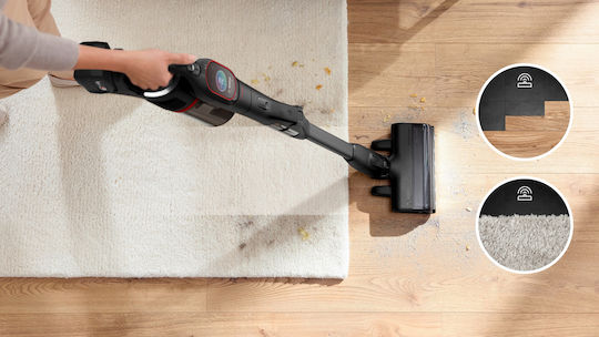 Bosch Unlimited 10 ProPower Επαναφορτιζόμενη Σκούπα 2 σε 1 Stick & Χειρός 18V Μαύρη