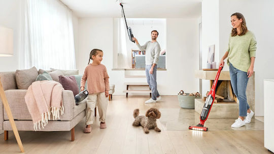 Bosch Прахосмукачка 2 в 1 Stick & Ръчна Червена BBH3ZOO28