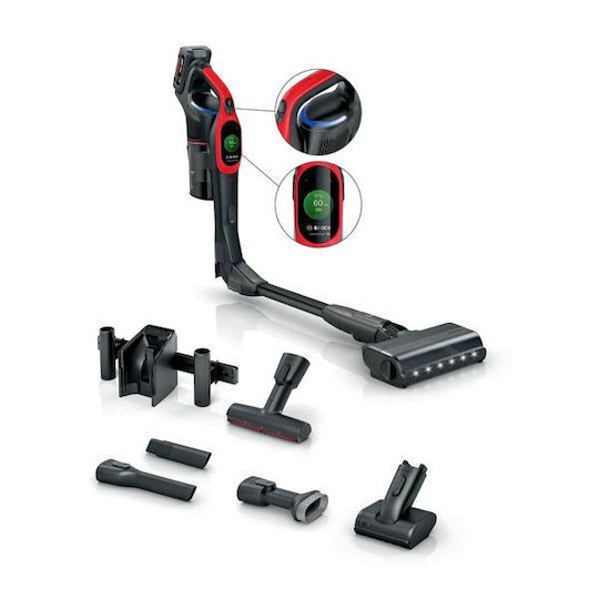 Bosch Unlimited 10 ProAnimal Прахосмукачка 2 в 1 Stick & Ръчна Червена