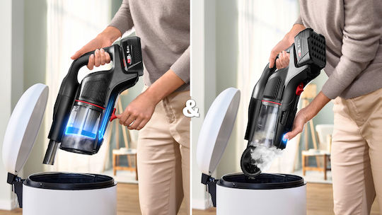Bosch Unlimited 10 ProPower Επαναφορτιζόμενη Σκούπα 2 σε 1 Stick & Χειρός 18V Μαύρη