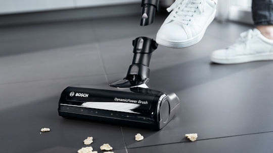 Bosch Unlimited 7 Επαναφορτιζόμενη Σκούπα 2 σε 1 Stick & Χειρός 18V White