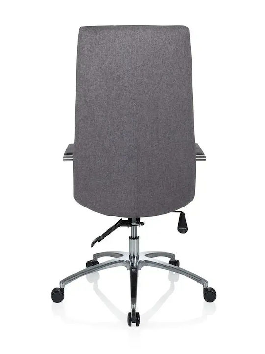 Hjh Оffice Reclining Office Chair with Fixed Arms Gray