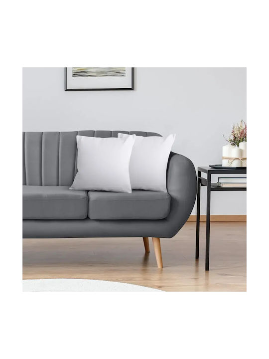 Utopia Γέμισμα Μαξιλαριών από 100% Βαμβάκι White 60x60εκ.
