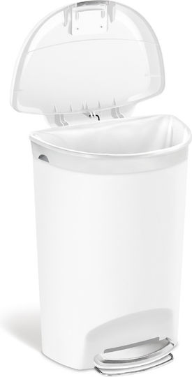 Simplehuman Πλαστικός Κάδος Απορριμμάτων με Πεντάλ 50lt