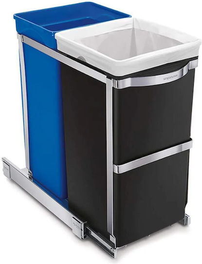 Simplehuman Пластмасов Контейнер За рециклиране 2x35лт