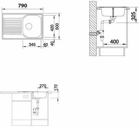 Sink Argo By Franke 1010022806 1 Bowl 80x50cm Right Drainer Built-in Installation Stainless Steel Polished Finish Inkos Made In Italy Summer 07 Sink Argo By Franke 1010022806 1 Bowl 80x50cm Right Drainer Built-in Installation Stainless Steel Polished Finish Inkos Made In Italy Summer 07