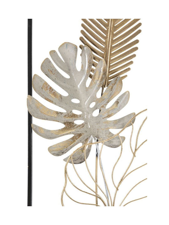 Mauro F Wall Decor Black Made of Metal 74x3x28.5cm