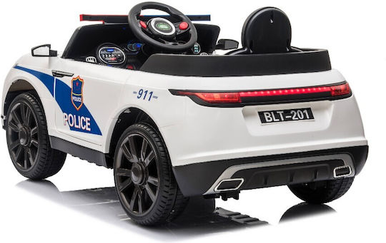 Range Rover - Police Edition Μονοθέσιο με Τηλεκοντρόλ Licensed 12 Volt Λευκό
