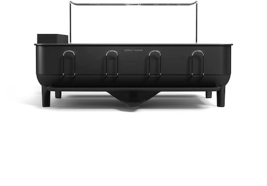 Simplehuman Στραγγιστήρι Νεροχύτη Μεταλλικό Μαύρο 56.6x51.4x29.2cm