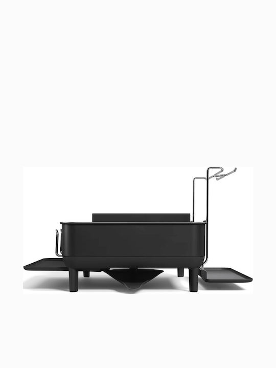Simplehuman Στραγγιστήρι Νεροχύτη Μεταλλικό Μαύρο 56.6x51.4x29.2cm