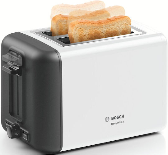 Bosch Toaster 2 Slots 970W White