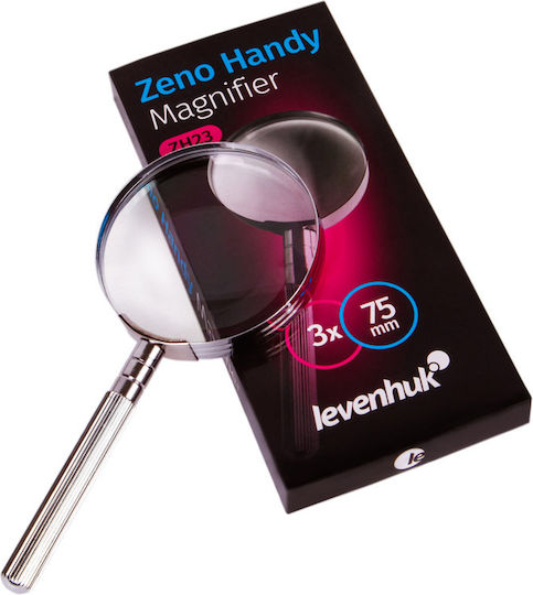 Φακος Μεγεθυντικος Zh23 Zeno Handy 3x 75mm Μεταλλικος