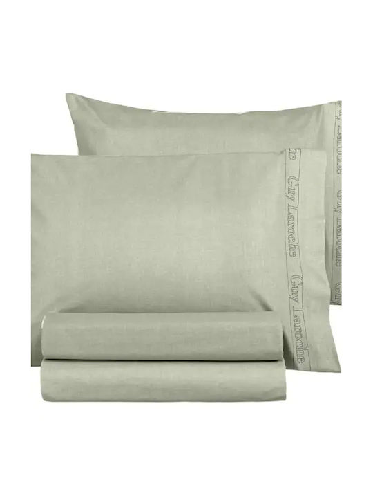 Guy Laroche Color Plus Pillowcase Set with Envelope Cover Khaki 50x70cm. 1117092225064