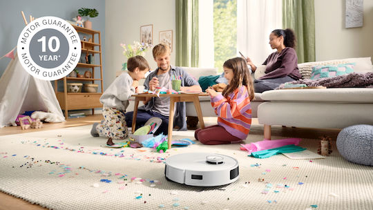 Bosch Spotless Advanced Σκούπα Ρομπότ με Χαρτογράφηση Laser & Απορρόφηση 11000Pa Λευκή