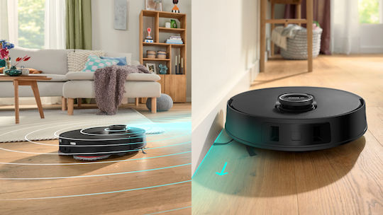 Bosch Spotless Max Σκούπα Ρομπότ με Χαρτογράφηση Laser & Απορρόφηση 11000Pa Μαύρη