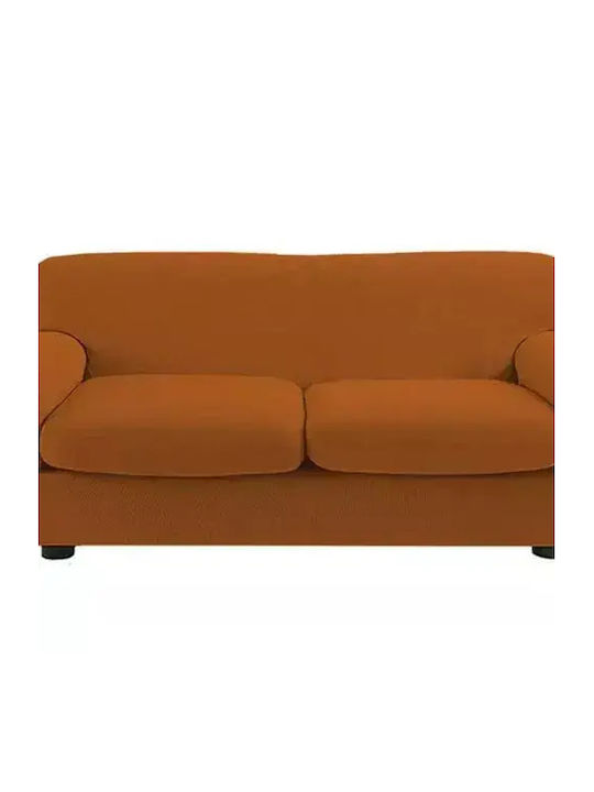 Еластичен Калъф За 2-местен диван Dark Orange 140εκ. 1бр 2141163