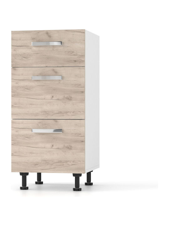 Charlotte Kitchen Floor Drawer Unit Oaks 46.5x40x82pcs