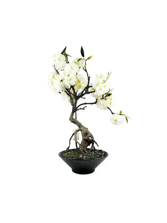 Künstlicher Bonsai Jup 8808978 9236-38 Weiß 50 cm