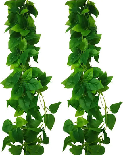 Комплект От 2 Декоративни Висящи Ivy Растения Jup *4975324 16040-8 Стенен Пластмасов 90 См Зелен