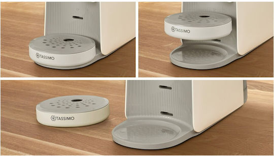 Bosch Kapsel-Kaffeemaschine Tassimo Druck 3.3bar Beige