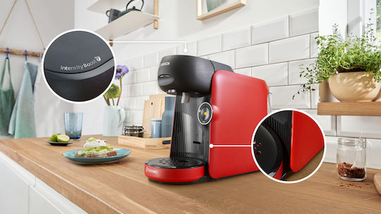 Bosch Espressor pentru capsule Tassimo Presiune 15bar Roșie