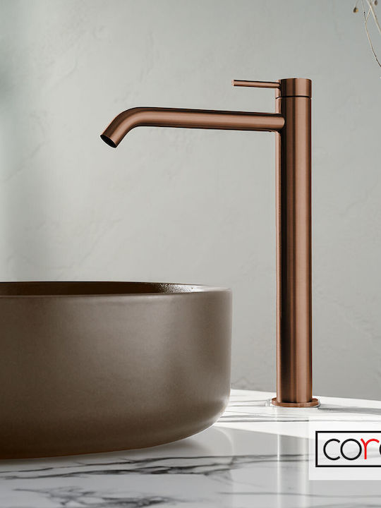 Cora Amestecare Robinet Chiuvetă Inox Auriu Roz
