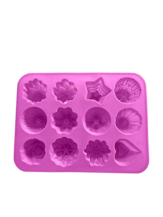 Formă de Patiserie pentru Cupcakes/Muffins din Silicon 20x15x2buc 2buc