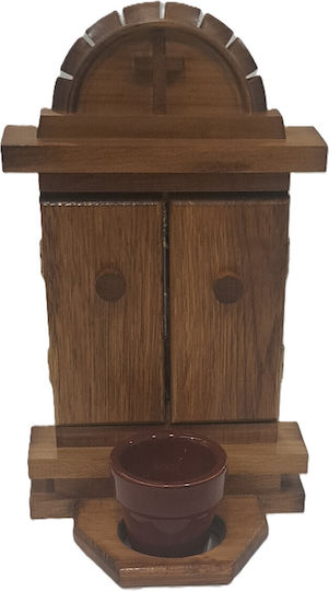 Εικονοστάσι Τρίπτυχο Κρεμαστό 27 × 12 × 12 Cm