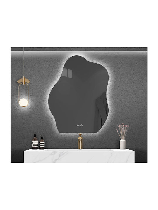 Martin Καθρέπτης Μπάνιου Led 70x80cm Λευκός