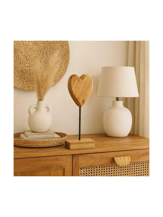 Inimă Decorativă din Lemn H36xL17xA12cm