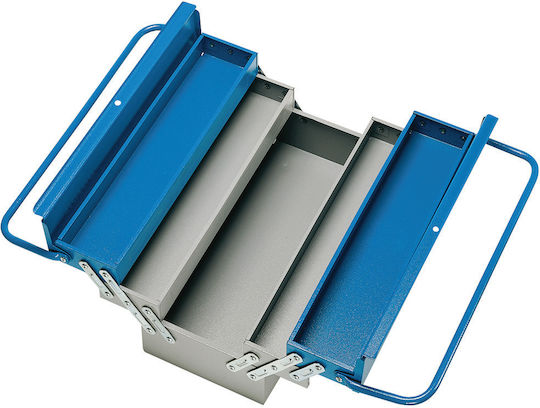 Unior 914/3 Toolbox 3 Compartments Hand Tool Case Metallic Dimensions: W46xD21xH17.5cm