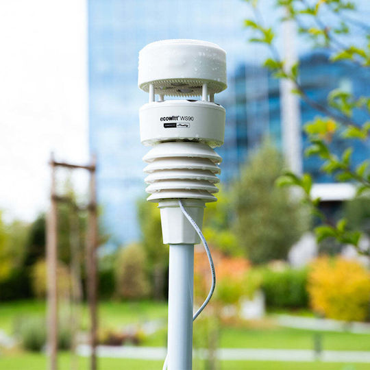 Shelly Wireless Digital Weather Station Tabletop White