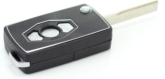Bmw Knife-type Key Case 3 Buttons Carguard