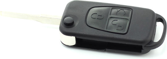 Mercedes Benz 3-button Folding Key Case 2 Track Blade