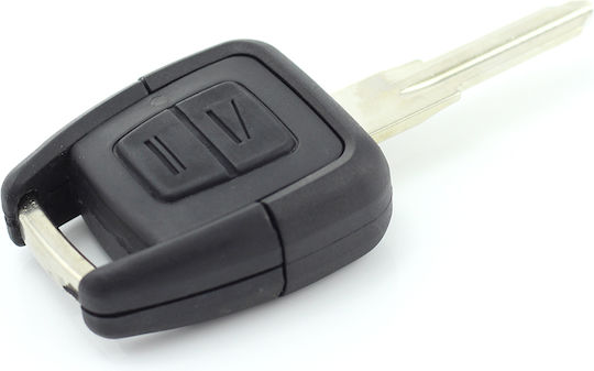 Opel 2-button Key Case Blade On Left